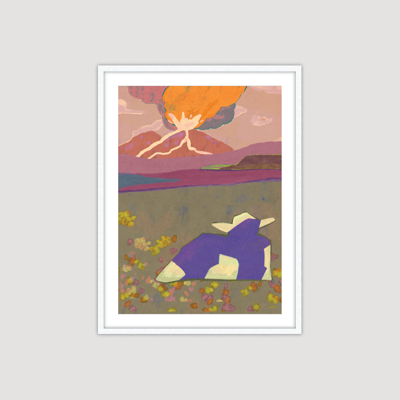 Blossoms and Lava