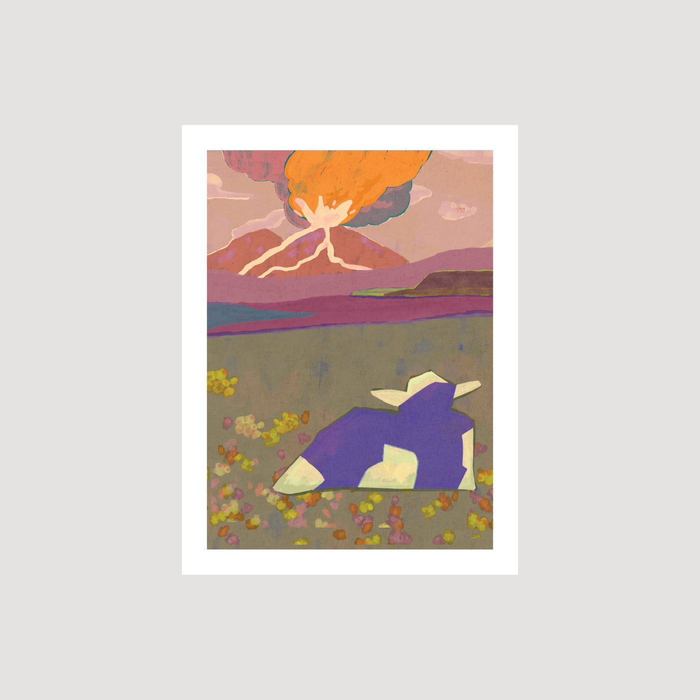 Blossoms and Lava