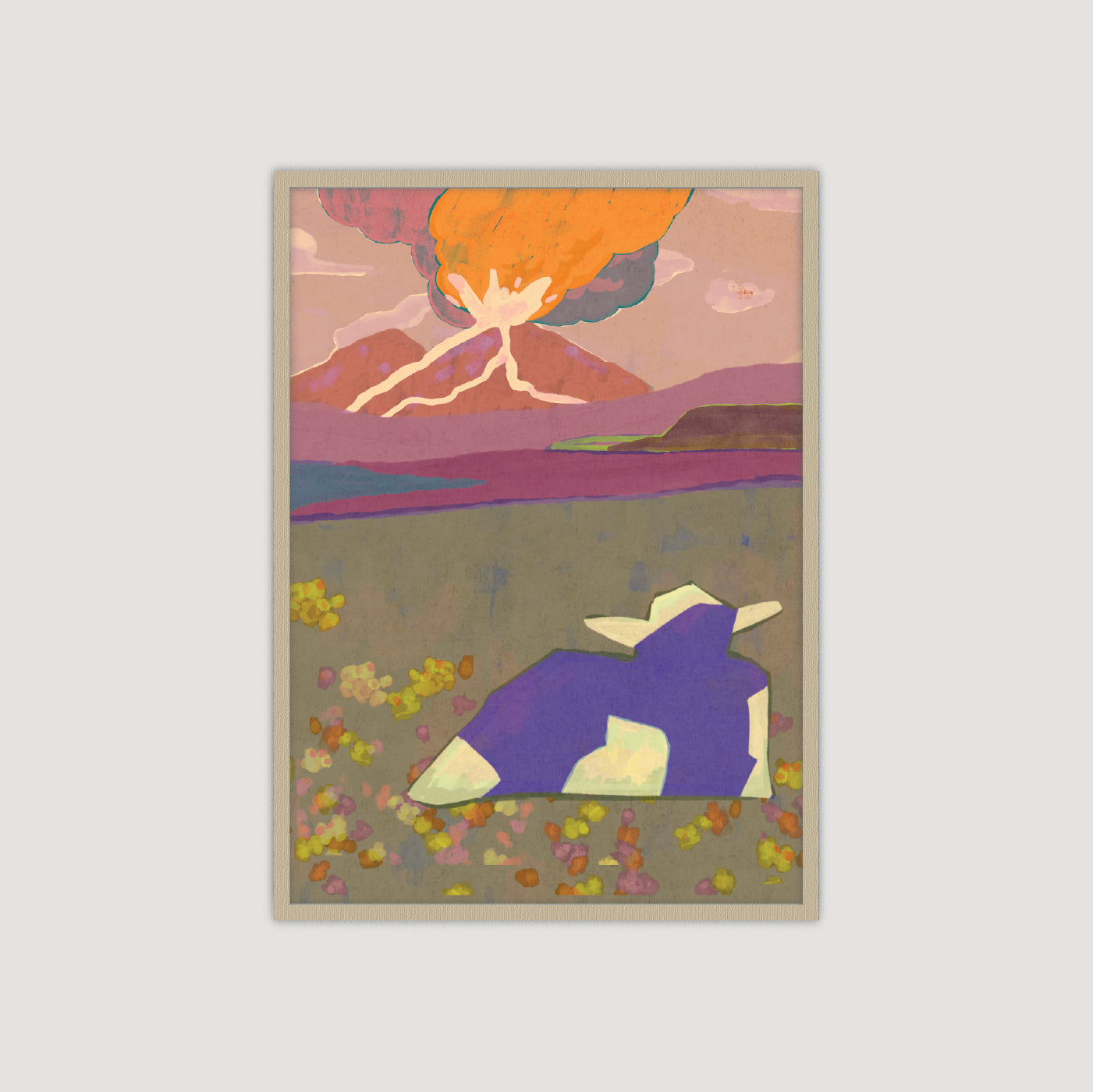 Blossoms and Lava