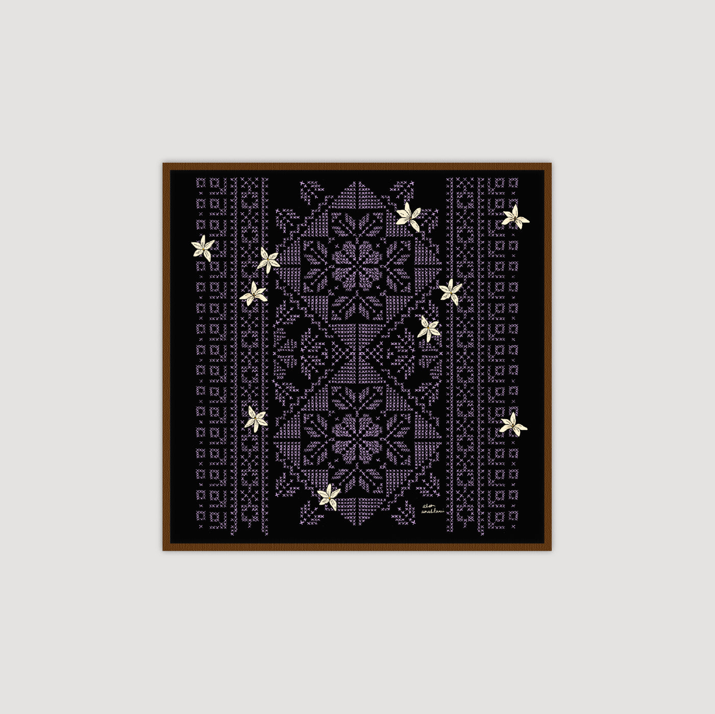 Purple Embroidery
