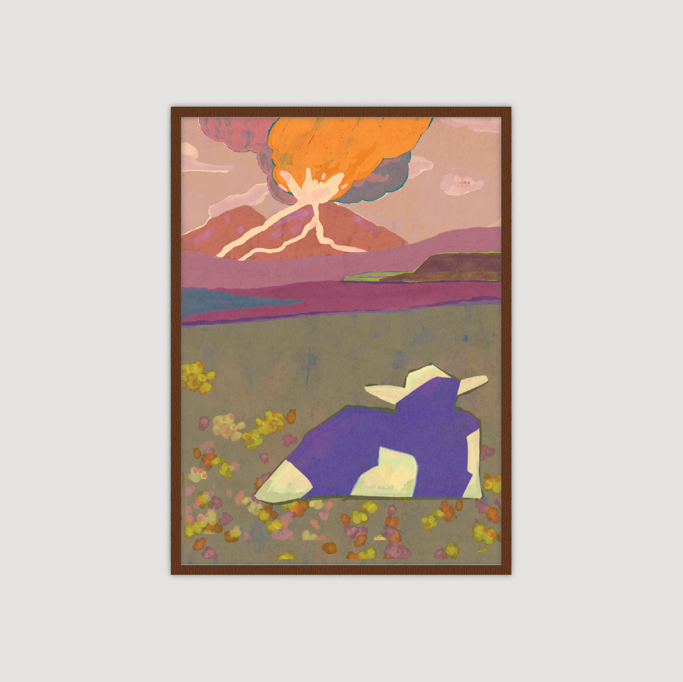 Blossoms and Lava