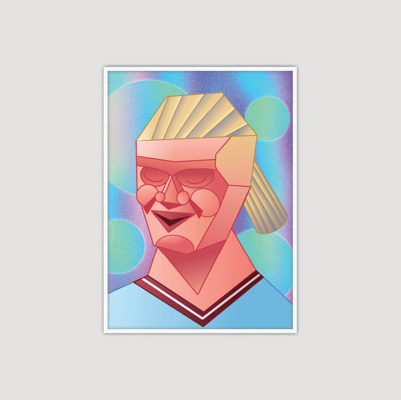 Haaland Constructivist Portrait