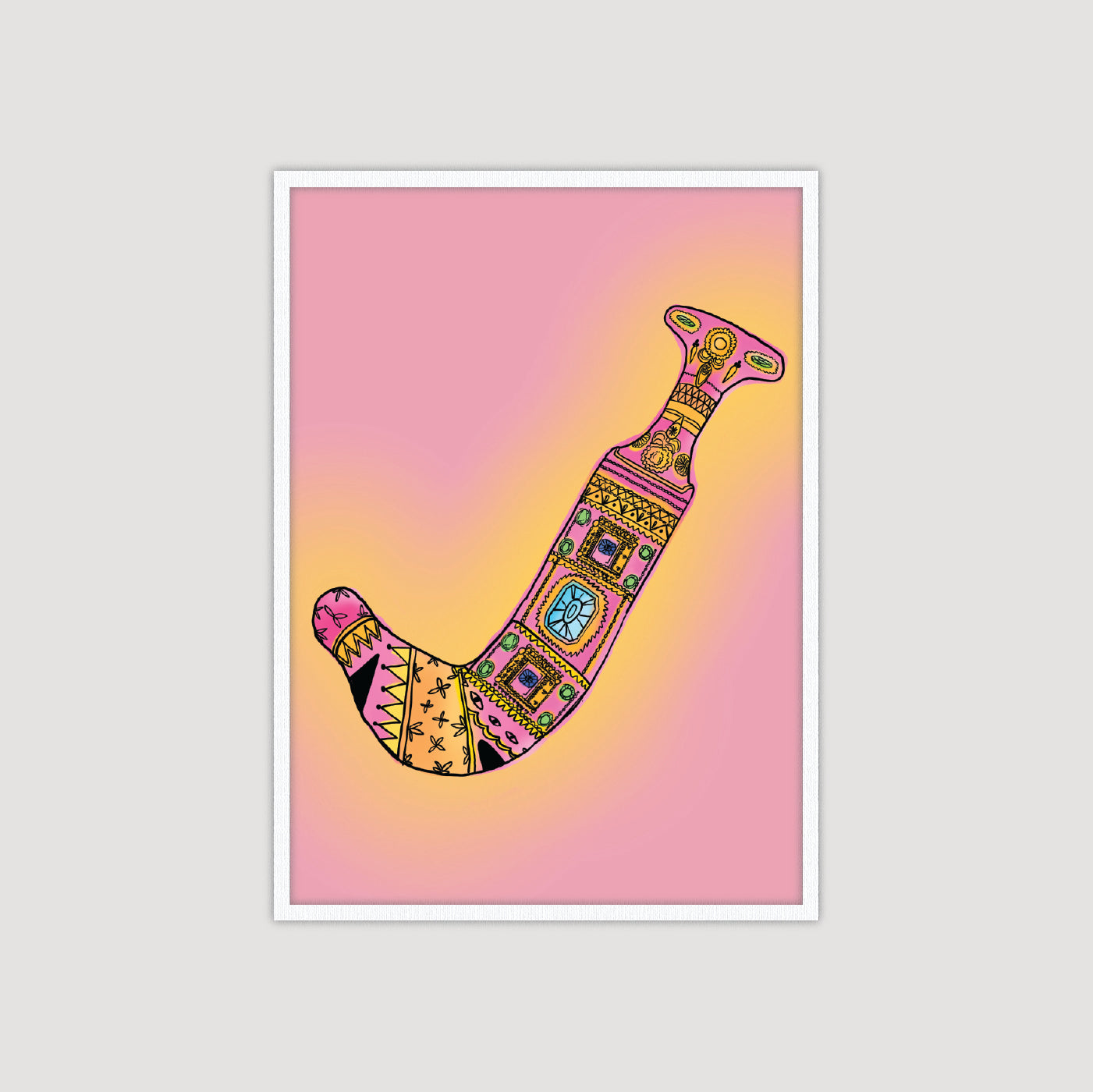 Pink Khanjar خنجر وردي