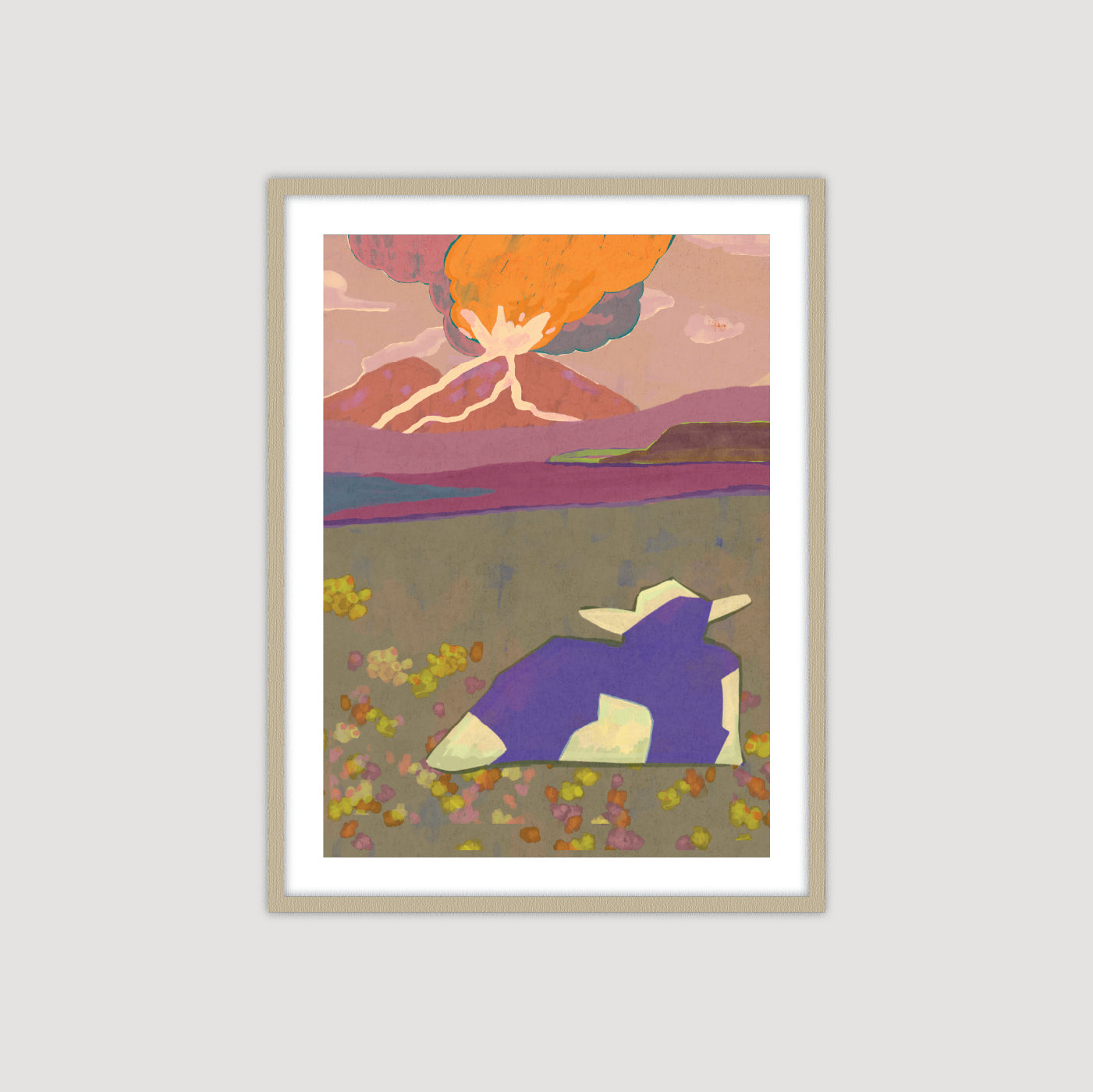 Blossoms and Lava