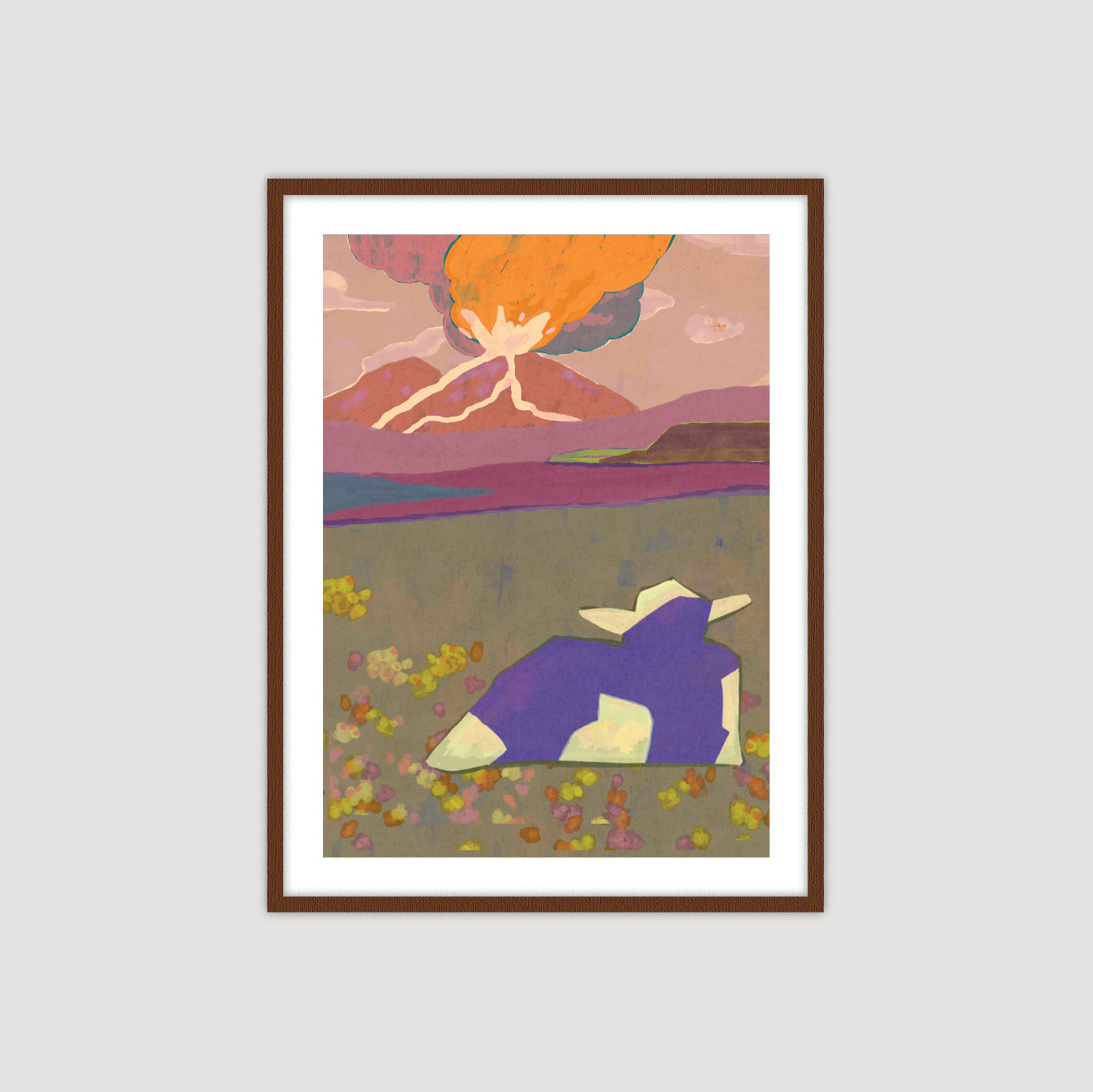 Blossoms and Lava