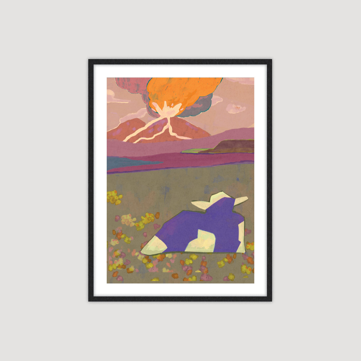 Blossoms and Lava